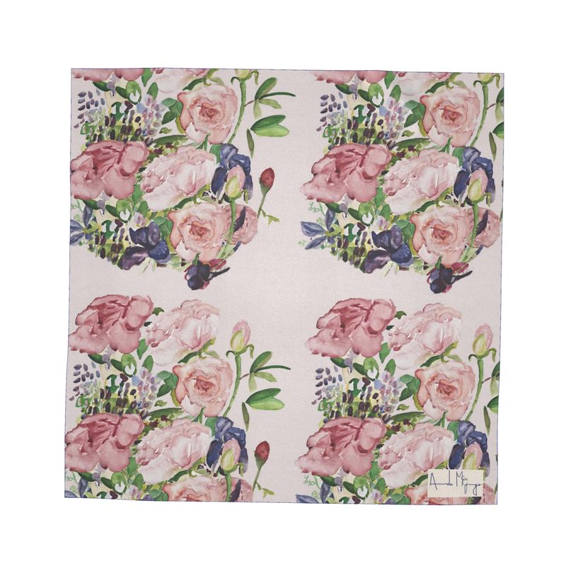 Silk Shawl, Summer Roses