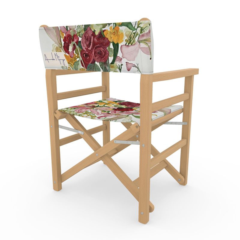 A Rose for you My Love Directors Chair
