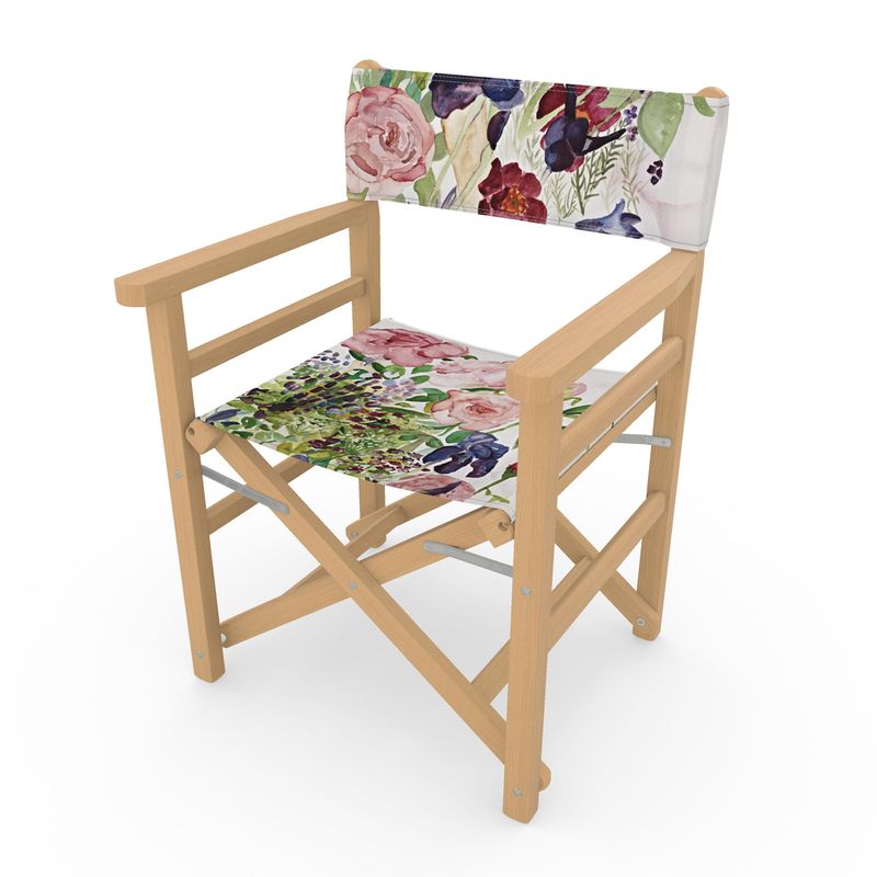 Summer Roses Directors Chair