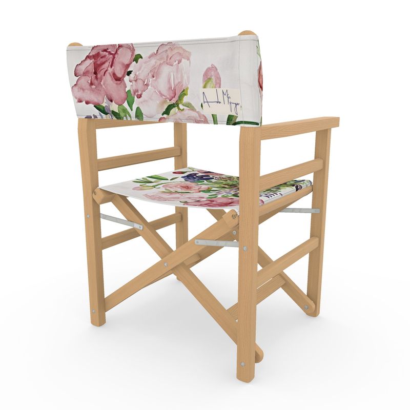 Summer Roses Directors Chair