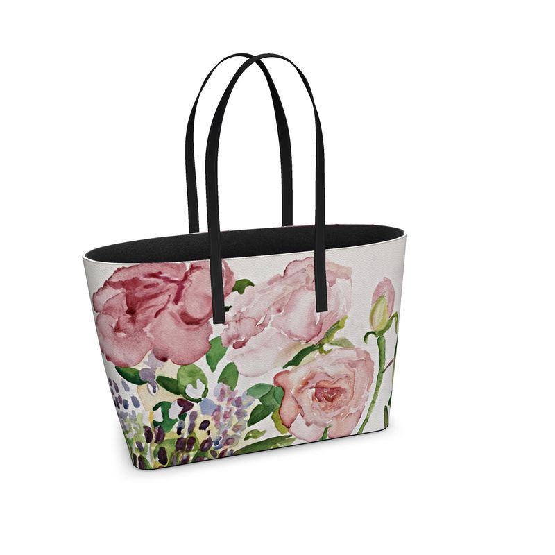 Summer Roses Leather Bag *