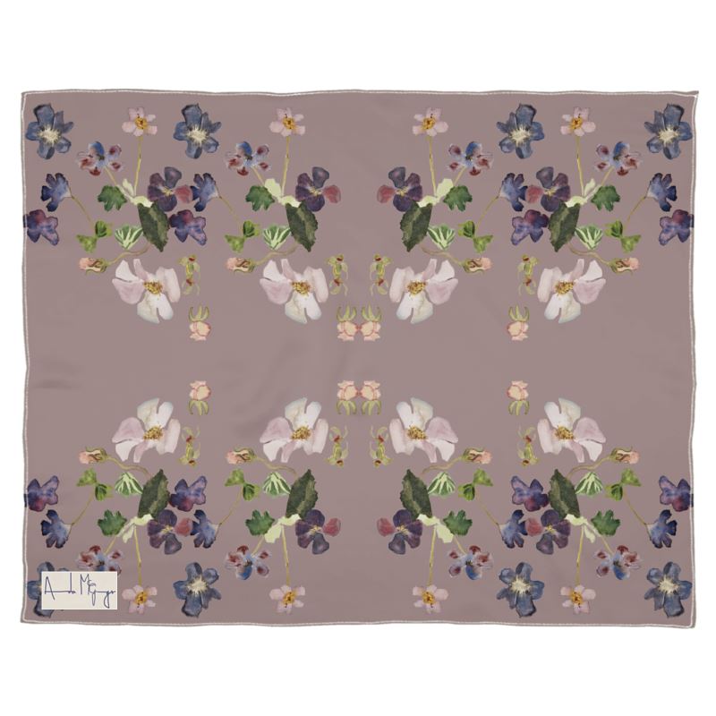 Dusty Pink Silk Scarf *