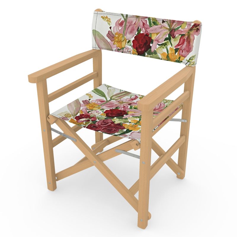 A Rose for you My Love Directors Chair
