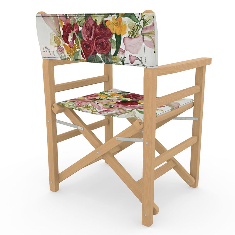 A Rose for you My Love Directors Chair