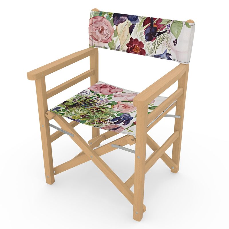 Summer Roses Directors Chair