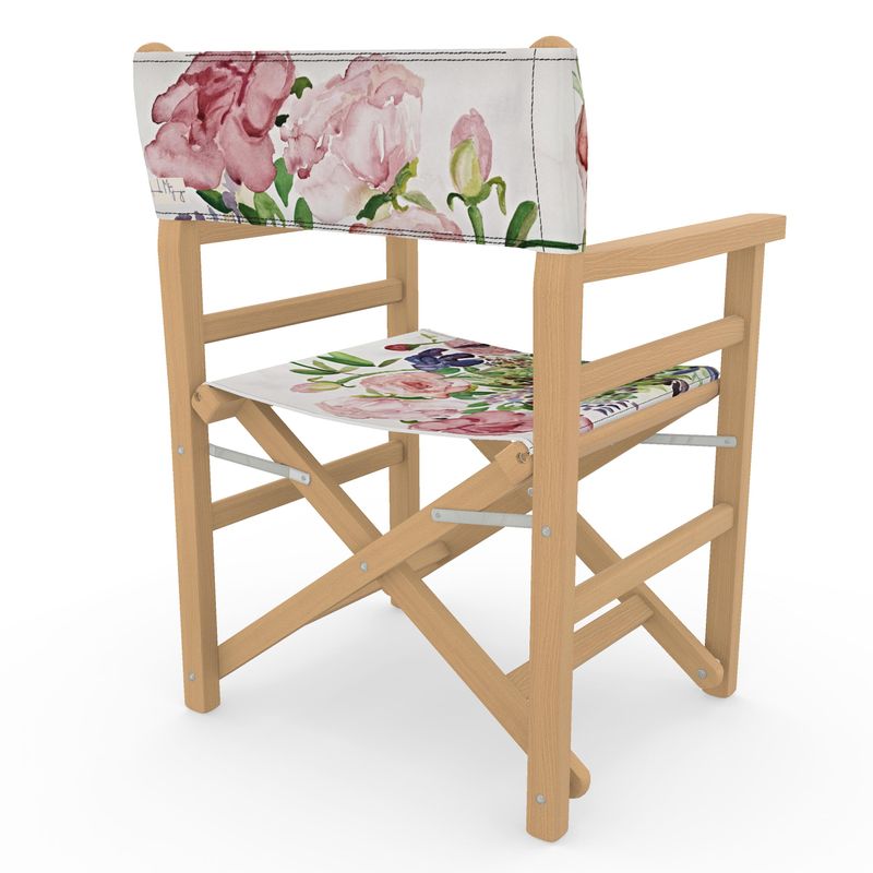 Summer Roses Directors Chair